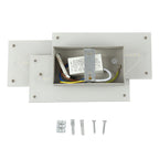 12W Lampa ścienna LED / Barwa:4000K / IP20 / Obudowa: Szara