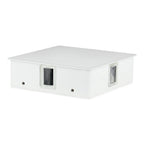 4W Lampa ścienna LED / Barwa:4000K / IP65 / Obudowa: Biała / Kwadratowa