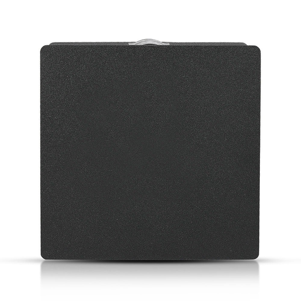 4W Lampa ścienna LED / Barwa:3000K / IP65 / Obudowa: Czarna / Kwadratowa