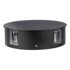 4W Lampa ścienna LED / Barwa:3000K / IP65 / Obudowa: Czarna / Okrągła