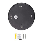 4W Lampa ścienna LED / Barwa:3000K / IP65 / Obudowa: Czarna / Okrągła