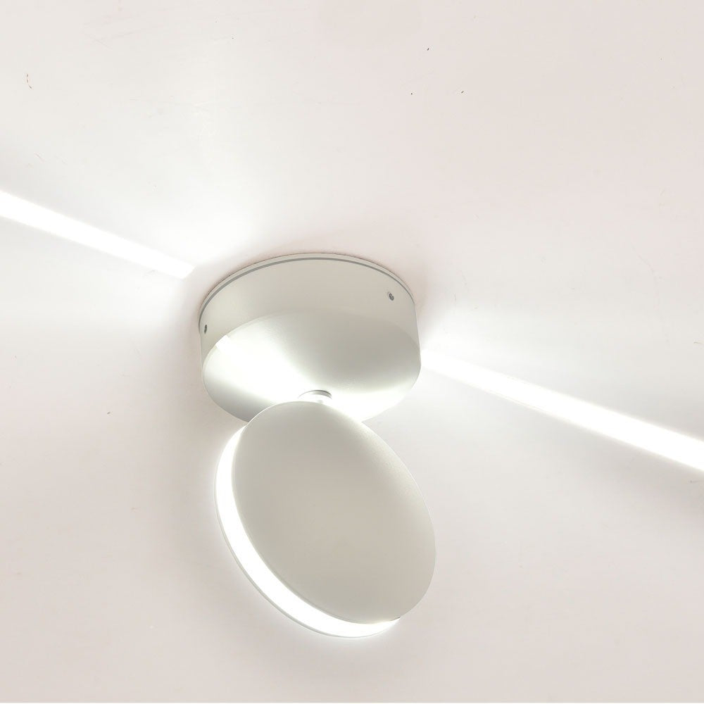 7W Lampa ścienna LED / Barwa:4000K / IP65 / Obudowa: Biała