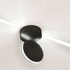 7W Lampa ścienna LED / Barwa:4000K / IP65 / Obudowa: Czarna