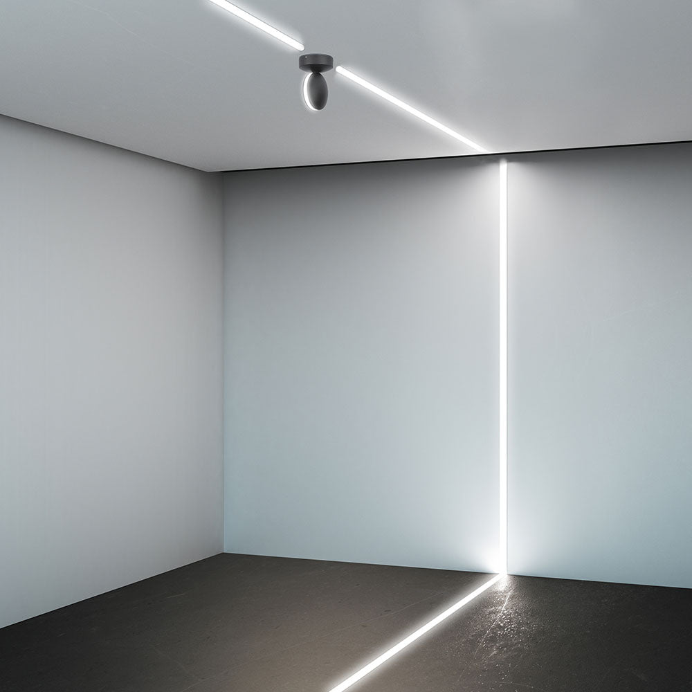 7W Lampa ścienna LED / Barwa:4000K / IP65 / Obudowa: Czarna