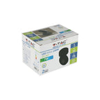 7W Lampa ścienna LED / Barwa:3000K / IP65 / Obudowa: Czarna