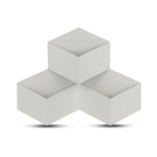 9W Lampa ścienna LED / Barwa:3000K / IP20 / Obudowa: Biała