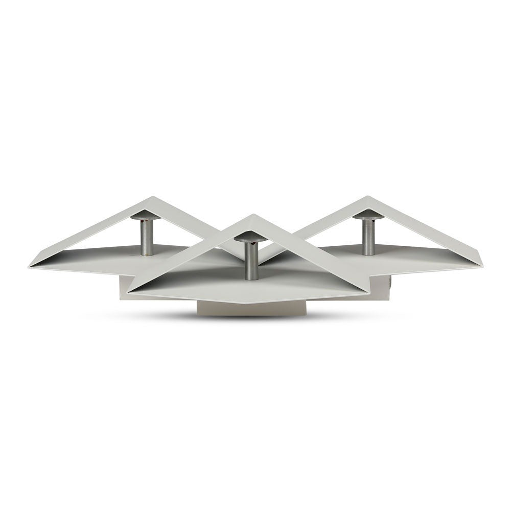 9W Lampa ścienna LED / Barwa:3000K / IP20 / Obudowa: Biała
