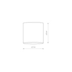 Nowodvorski Lampa downlights natynkowa POINT TONE 10W only LED 50/60Hz - Stal lakierowana - Czarny I 8223