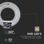 9W Lampa ścienna LED / Barwa:4000K / IP20 / Obudowa: Biała