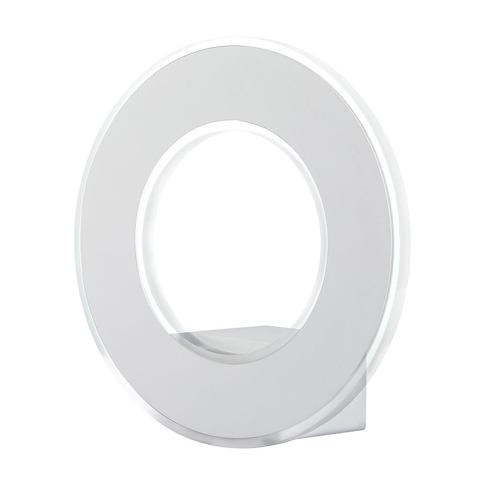 9W Lampa ścienna LED / Barwa:4000K / IP20 / Obudowa: Biała