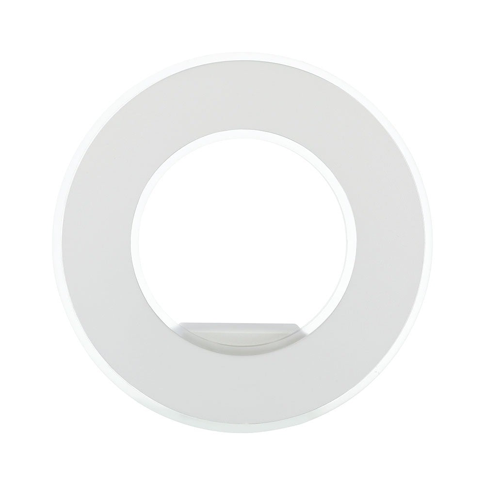 9W Lampa ścienna LED / Barwa:4000K / IP20 / Obudowa: Biała