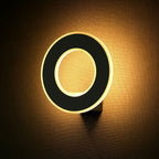 9W Lampa ścienna LED / Barwa:4000K / IP20 / Obudowa: Czarna