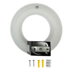 9W Lampa ścienna LED / Barwa:4000K / IP20 / Obudowa: Czarna