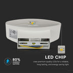 5W Lampa ścienna LED / Barwa:4000K / Obudowa: Biały / IP20