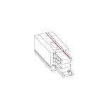 Nowodvorski System szynowy CTLS POWER END CAP, LEFT (PE-L) 3-obwodowy CTLS 16A, 3,7kVA - Tworzywo sztuczne - Czarny 8233