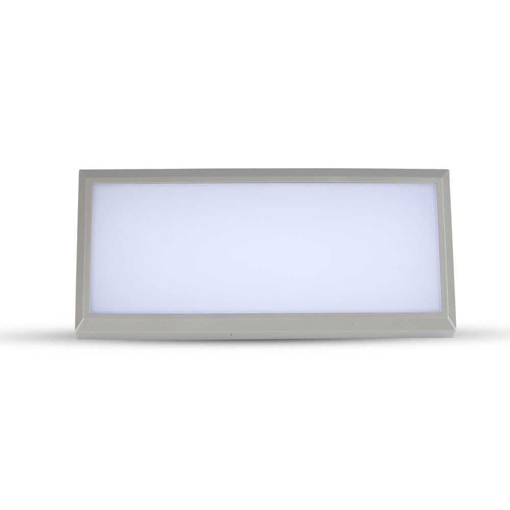 12W Lampa ścienna LED / Ukośna / Barwa:4000K / Obudowa: Szara