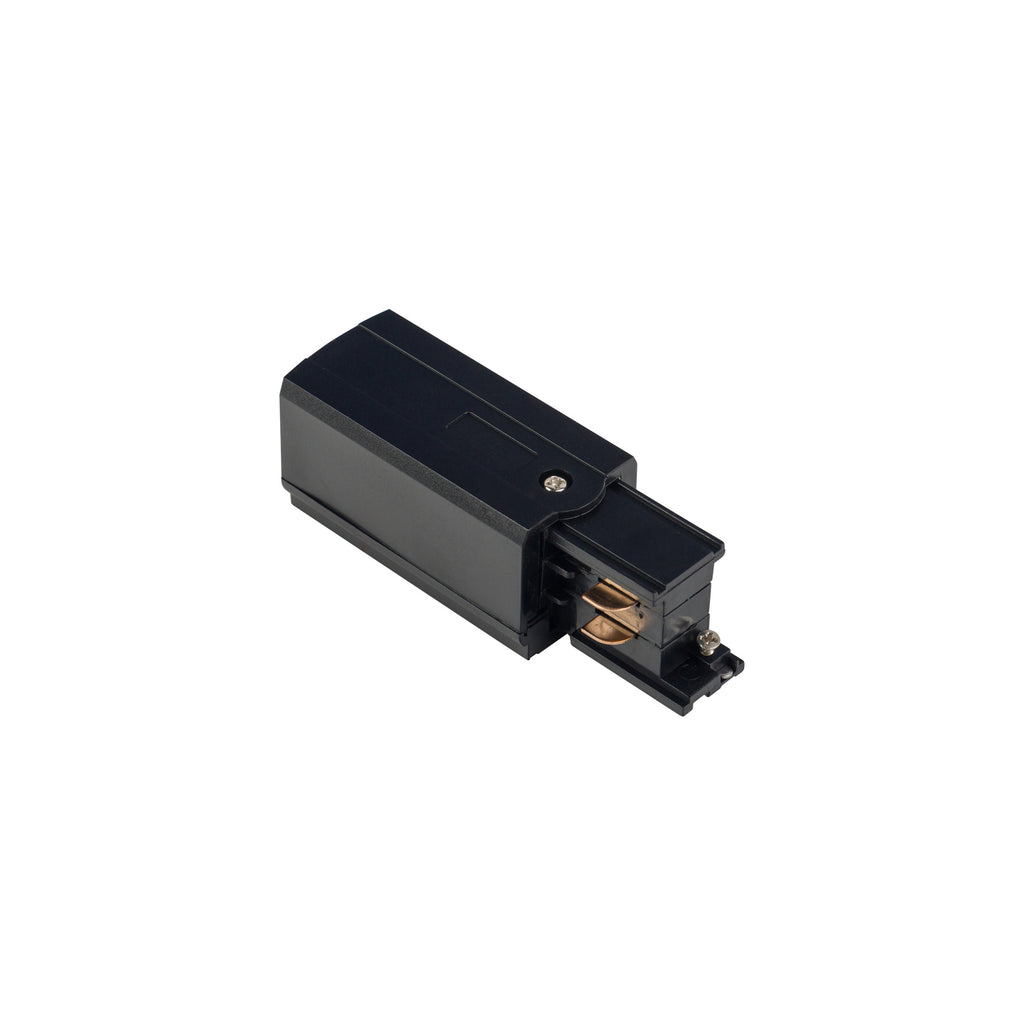 Nowodvorski System szynowy CTLS POWER END CAP, LEFT (PE-L) 3-obwodowy CTLS 16A, 3.7kVA - Tworzywo sztuczne - Czarny