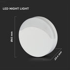 Mini lampka LED / Chip SAMSUNG / Barwa:4000K / Okrągły