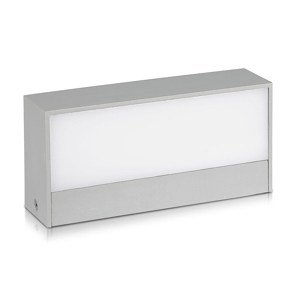 9W Lampa ścienna LED / Kierunek: Góra-Dół / Barwa:3000K / Obudowa: Szary