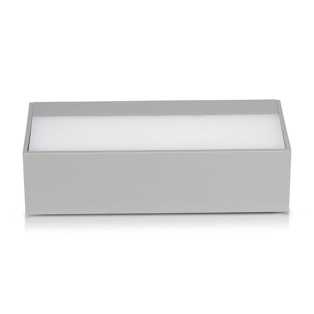 9W Lampa ścienna LED / Kierunek: Góra-Dół / Barwa:3000K / Obudowa: Szary