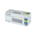 12W Lampa ścienna LED / Kierunek: Góra-Dół / Barwa:6400K / Obudowa: Szara