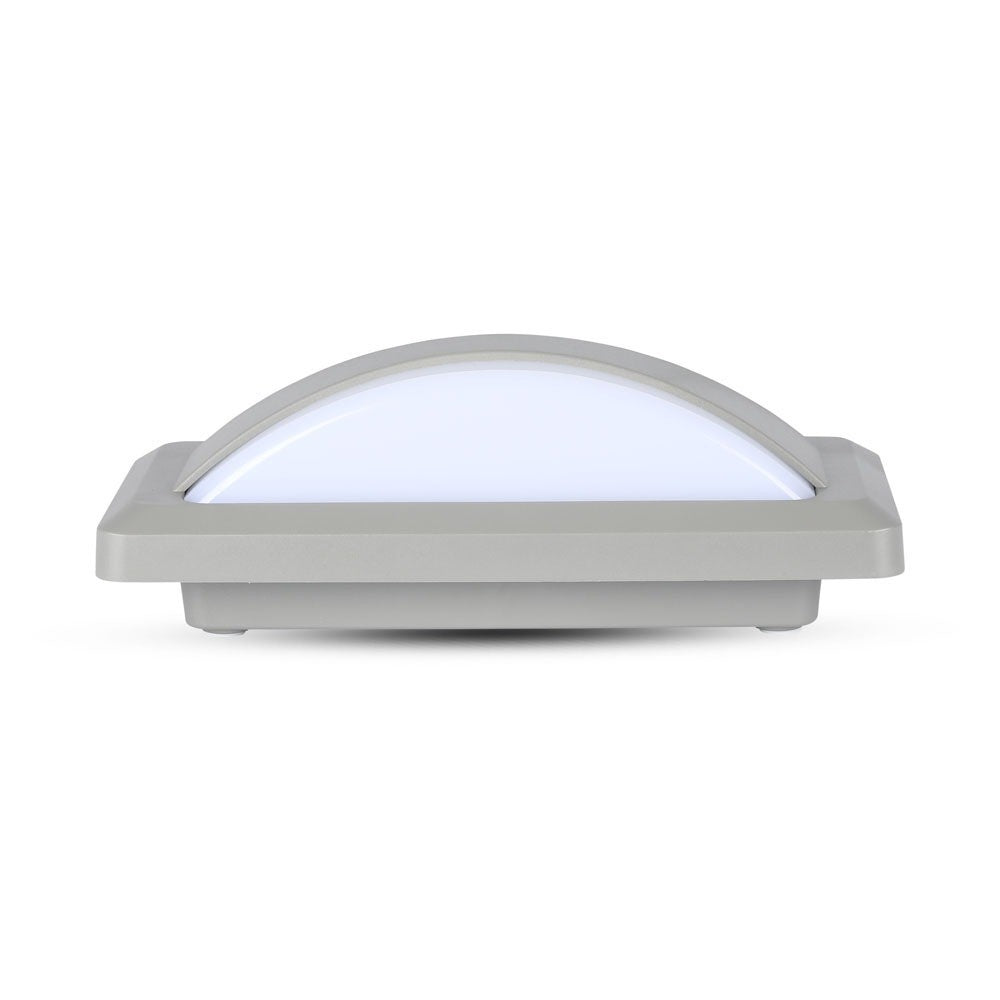 12W Lampa ścienna LED / Barwa:3000K / Obudowa: Szara