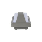 12W Lampa ścienna LED / Barwa:6400K / Obudowa: Szara