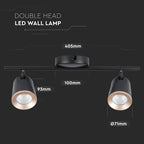 12W Lampa sufitowa / Barwa:4000K / Czarny - Pierścień miedź