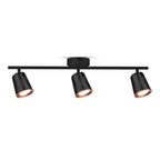 18W Lampa sufitowa / Barwa:3000K / Czarny - Pierścień miedź