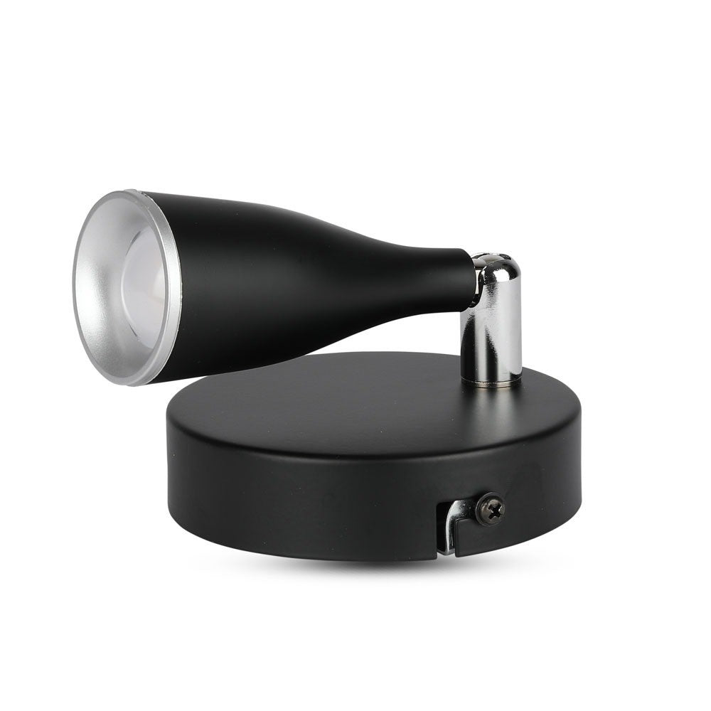 4.5W Kinkiet LED / Barwa:4000K / Czarny