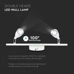 9W Lampa sufitowa / Barwa:3000K / Biały
