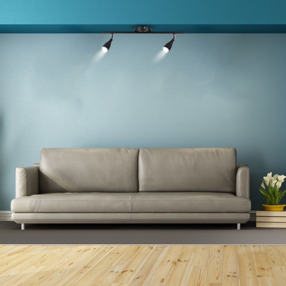 9W Lampa sufitowa / Barwa:3000K / Czarny