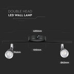 9W Lampa sufitowa / Barwa:4000K / Czarny
