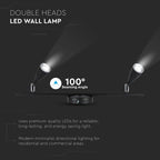 9W Lampa sufitowa / Barwa:4000K / Czarny