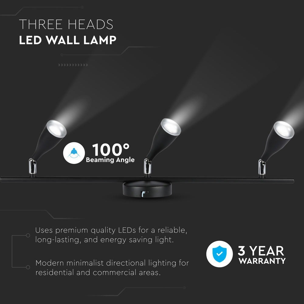13.5W Lampa sufitowa / Barwa:4000K / Czarny
