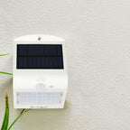 1.5W Lampa solarna ścienna / Trójkąt / Barwa:4000K / Obudowa: Biały + Czarny