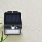 1.5W Lampa solarna ścienna / Trójkąt / Barwa:4000K / Obudowa: Czarny + Czarny
