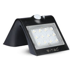 1.5W Lampa solarna ścienna / Trójkąt / Barwa:4000K / Obudowa: Czarny + Czarny