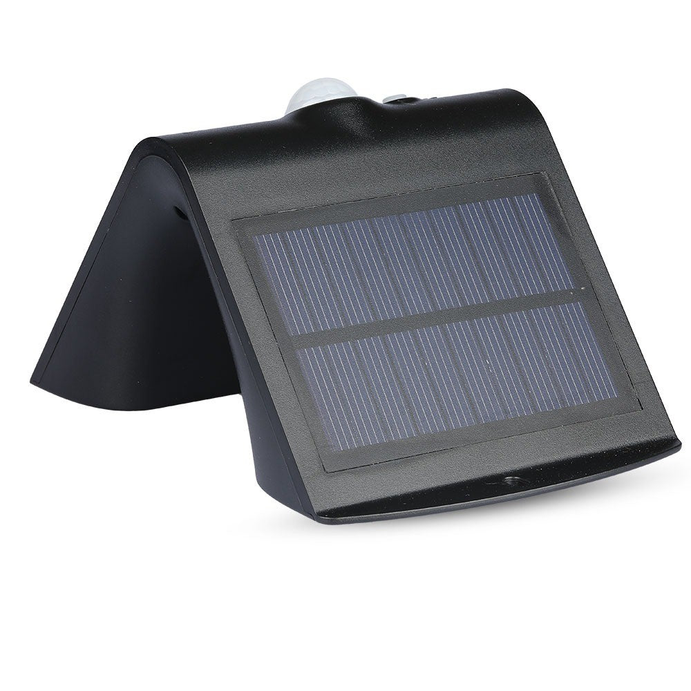 1.5W Lampa solarna ścienna / Trójkąt / Barwa:4000K / Obudowa: Czarny + Czarny