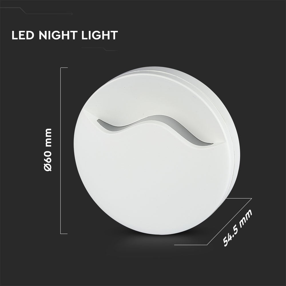 Mini lampka LED / Chip SAMSUNG / Barwa:3000K / Okrągły