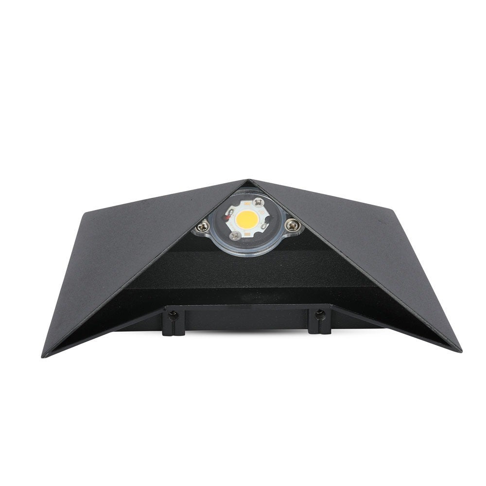 5W Lampa ścienna LED / Barwa:4000K / Obudowa: Czarna