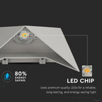 5W Lampa ścienna LED / Barwa:4000K / Obudowa: Szara