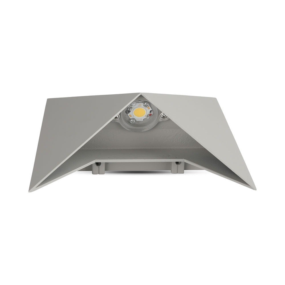5W Lampa ścienna LED / Barwa:4000K / Obudowa: Szara