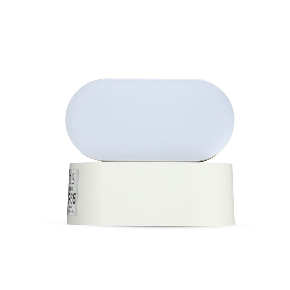 6W Lampa ścienna LED / Barwa:3000K / Obudowa: Biała
