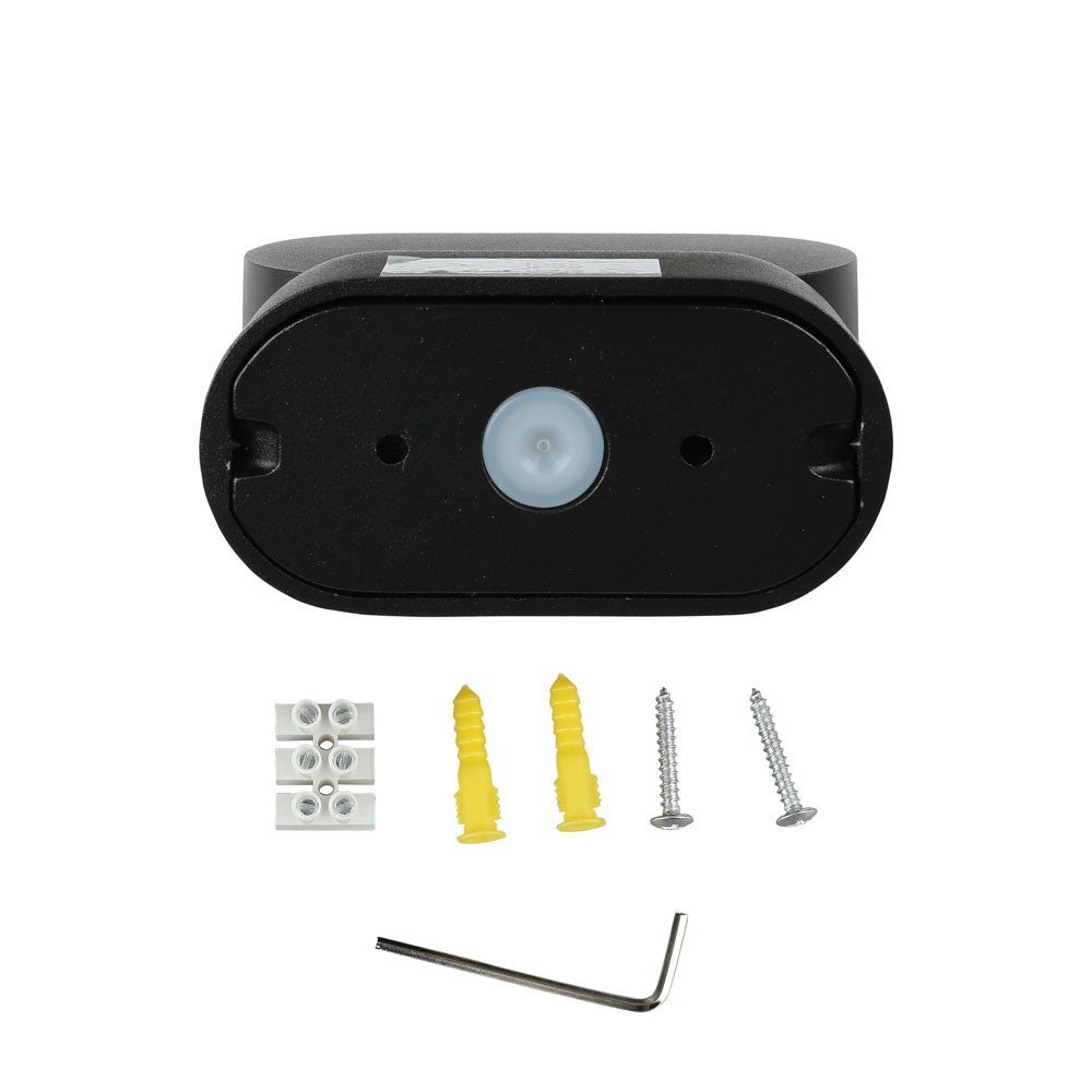 6W Lampa ścienna LED / Barwa:3000K / Obudowa: Czarna
