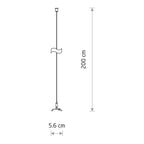 Nowodvorski Lampa liniowa sufitowa CL OFFICE PRO/HALL PRO SUSPENSION KIT - Stal - Nikiel II 8291