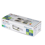 12W Lampa ścienna LED / Barwa:3000K / Obudowa: Czarna