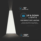 6W Lampa ścienna LED / Barwa:3000K / Obudowa: Biała