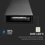 6W Lampa ścienna LED / Barwa:4000K / Obudowa: Czarna