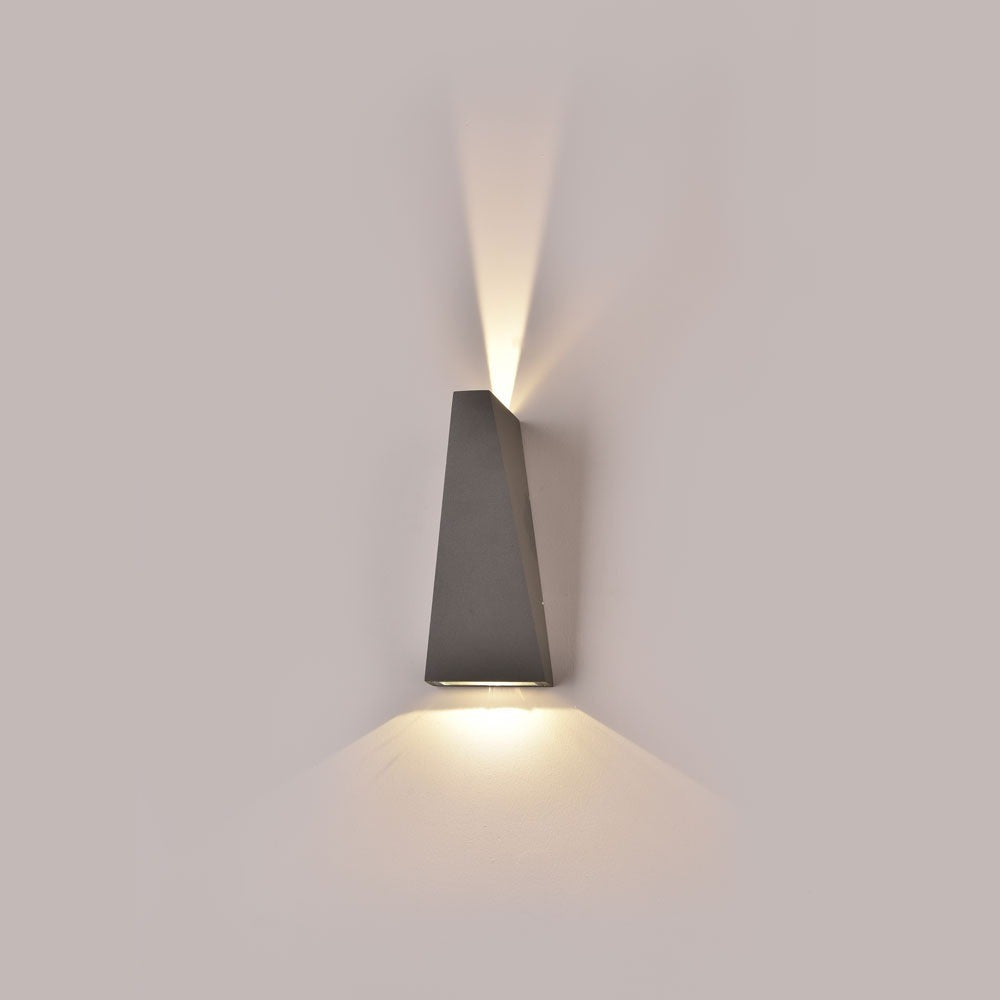 6W Lampa ścienna LED / Barwa:3000K / Obudowa: Szara